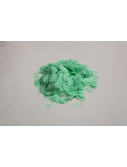 Конфетти бумажное бирюза, 1,5 см