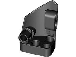 Technic, Panel Fairing # 2 Small Smooth Short, Side B, Black (87086 / 4566249)