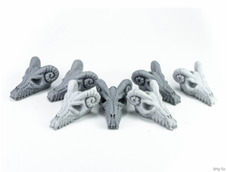 Dragon skulls