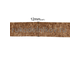 лента креп(тейп-лента) 12 мм, длина-27 м, цвет-коричневый