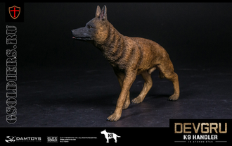 Боец DEVGRU со служебной собакой - Коллекционная фигурка 1/6 DEVGRU K9-handler in Afghanistan (DAM 78040) - DAMToys