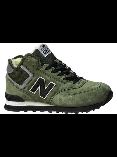 New Balance 574 Classic Green С Мехом