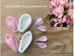 Молд + силиконовый вайнер «Лепестки альстромерии» (ELF_decor)