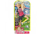 Barbie Кукла Безграничные движения Футболистка Блондинка 29 см, DVF69