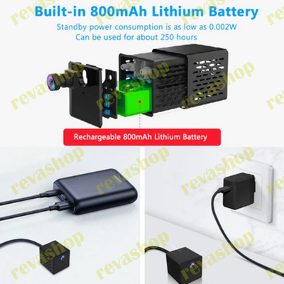 Мини видеокамера, акб, Wi-Fi, 3 Мп, 1080P, камера для видеонаблюдения, маленькая камера с Wi-Fi, ком