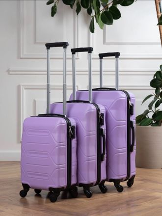 Чемодан маленький Top Travel ABS S сиреневый