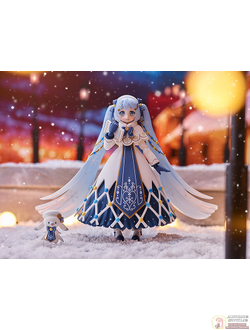 Фигурка фигма Мику Хацунэ (Figma Hatsune Miku 2021 Snow, Glowing Snow Ver.)