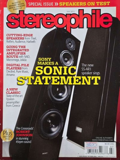 Stereophile Magazine July 2011, Иностранные Hi-Fi журналы в Москве, Hi-Fi Magazine, Intpressshop
