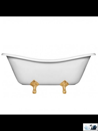 Ванна Эстет Бостон 180 x 74 см Отдельностоящая из литьевого мрамора