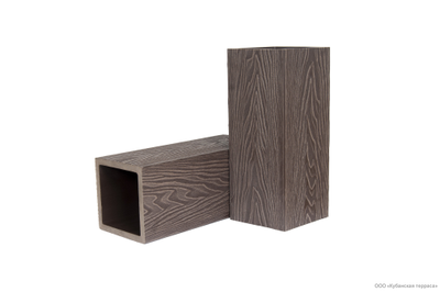 Столб опорный ДПК 125мм  2,9м Темно-коричневый