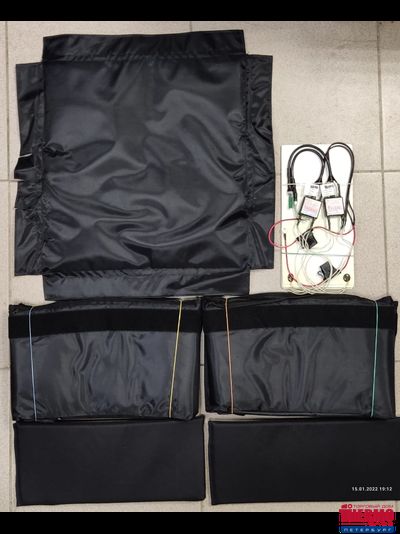 Комплект термозащиты АКБ ТЗГ-2Б (2 раздельных термокейса и 1 общая крышка с 2-мя системами нагрева НТА-2/2+ (12В) для каждой АКБ (100/110 Ah)