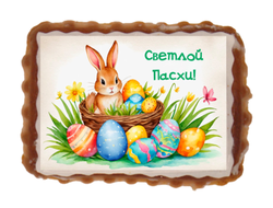 Тульский Пряник "Пасха" с декором и повидлом  100 гр.