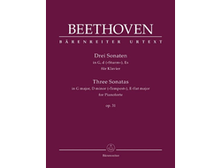 Beethoven. Sonaten №16, 17, 28 op.31 für Klavier