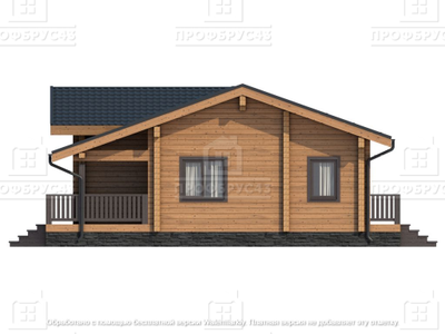 Дом из клееного бруса Алла, 126 м2