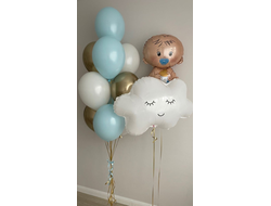 Сет из гелиевых шаров "Первый день"