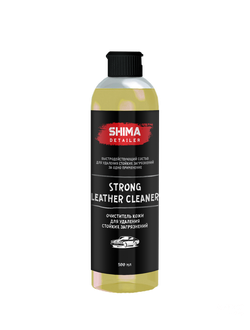 Очиститель кожи для удаления стойких загрязнений SHIMA DETAILER "STRONG LEATHER CLEANER"