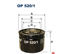 Фильтр масляный корпусной OP520/1