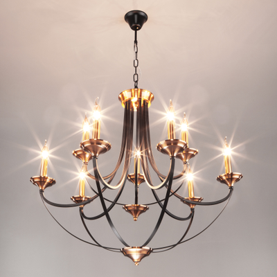 Подвесная люстра в стиле лофт Lazzaro 60098/9 черный Eurosvet