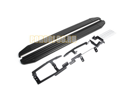 Пороги на Honda CR-V (2017-...) Black-Premium