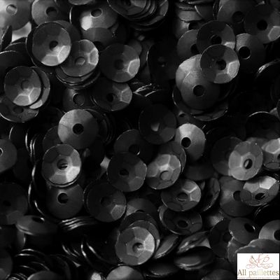 Пайетки 4 мм № C4.Nero-mat