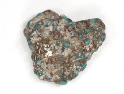 Бирюза с пиритом, необработанный, дикий образец, США, Аризона (24*20*6 мм, 4,1 г) №37587