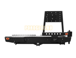 Задний силовой бампер серии Трофи на Toyota HILUX VII 2011-2014 (03.122.12)