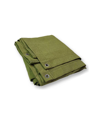 Брезентовый полог огнеупорный (ОП) 3х4м 400г/м2 (Россия)