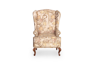 Английское кресло с ушами принт