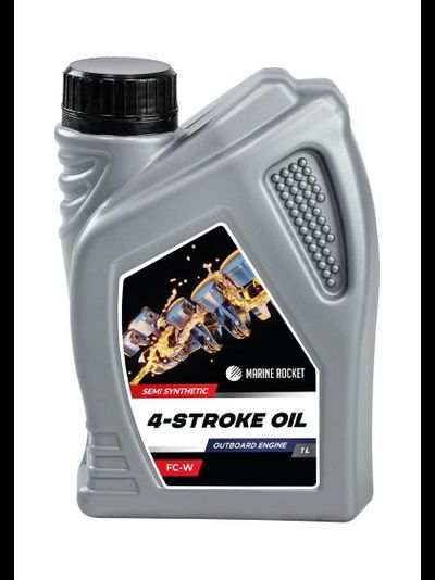 Масло 4-тактное полусинтетическое Marine Rocket 4620136029926 10W-40 1л, 2 штуки