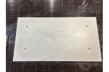 Внешний вид готовой панели. Цвет подбирался под интерьер заказчика и в соответствии с его требованиями.