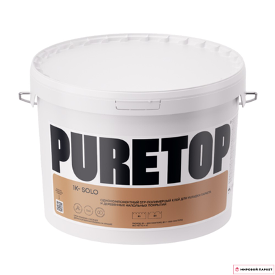 Клей для паркета Puretop 1K-Solo STP-полимерный 1-компонентный 14 кг
