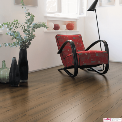 Пробковые полы Haro Дуб Италика дымчатый структур 537256