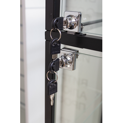 (TSV 13) Витрина островная стеклянная, разборная