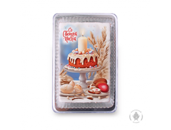 Со Светлой Пасха "свеча, кулич" (140 грамм)
