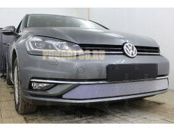 Защита радиатора Volkswagen Golf VII 2017- chrome