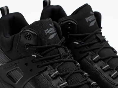 Кроссовки Puma Running System Leather Black зимние