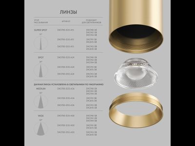 Накладной светильник SHINE TUBE DK2610-SB