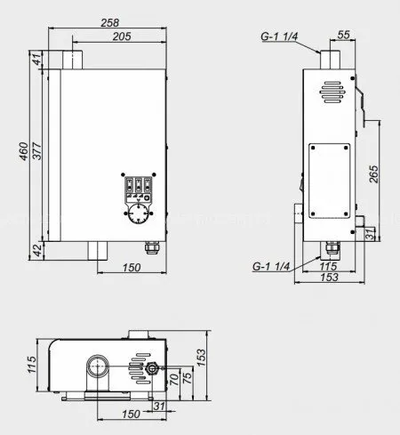 Котел электрический настенный одноконтурный ZOTA -7.5 "Balance" (7.5 кВт)