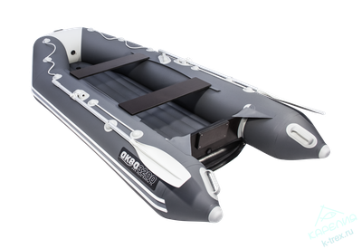 Лодка ПВХ Мастер Лодок Аква НДНД 3200 Графит / Св.Серый