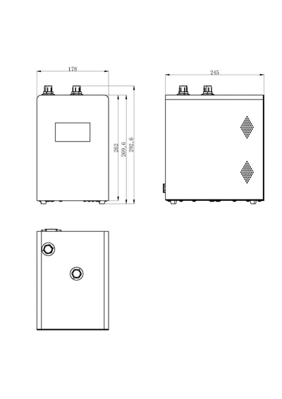 Бак нагрева 2,4 л