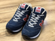 Кроссовки New Balance 574 Blue/Red Зимние