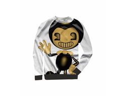 Свитшот 3Д Бенди и Чернильная машина №1