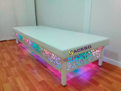 Светоакустическое ложе для волнового массажа