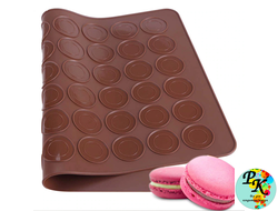 КОВРИК СИЛИКОНОВЫЙ ДЛЯ МАКАРОНС 28,5 * 25,5 СМ