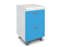 Тумба металлическая с ящиками на опорах ТМЯ-2.0