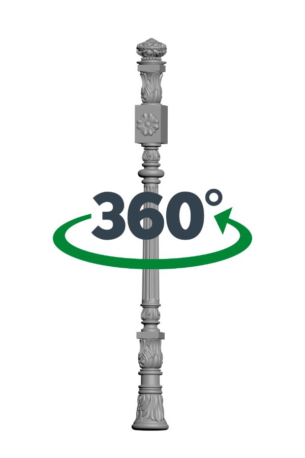 3Д модель SS-015 для лестницы