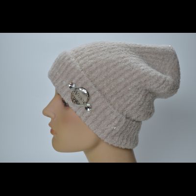 Шапка Vizio Италия 1416 пудровая купить vizionshop