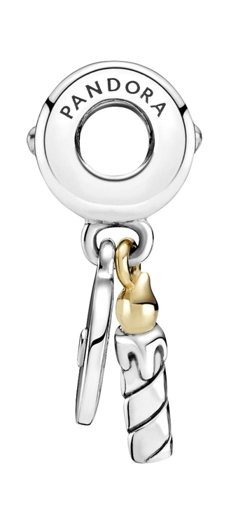 Серебряная подвеска-шарм ''Свеча на день рождения'' Pandora 799328C00