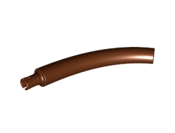 Dinosaur Tail / Neck Middle Section with Pin, Reddish Brown (40378 / 4274318 / 6175223 / 6326087)