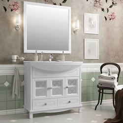 Мебель для ванной Opadiris Омега 85 белый матовый